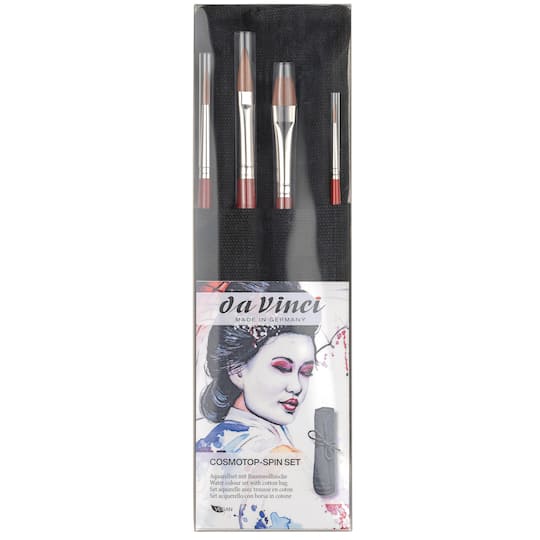 da Vinci COSMOTOP-SPIN Synthetic Brush Set